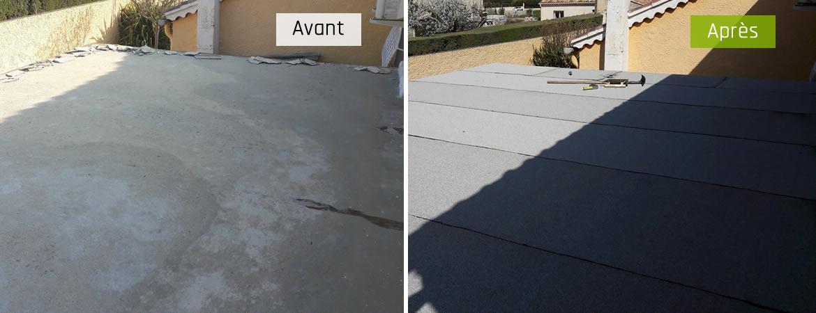 Etanchéité de toit terrasse, toit plat et balcon dans le Luberon et le Vaucluse