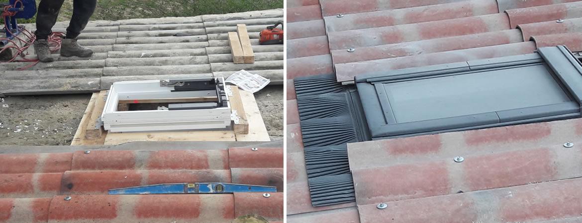 Pose, installation de fenêtre de toit, Velux, Luberon et Vaucluse